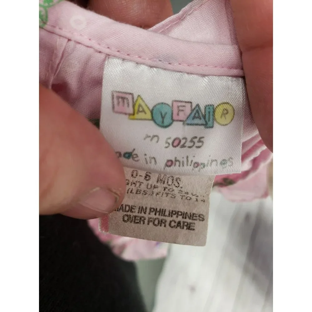 Mayfair Pink Floral 0-6‎ Months Baby Girl Romper